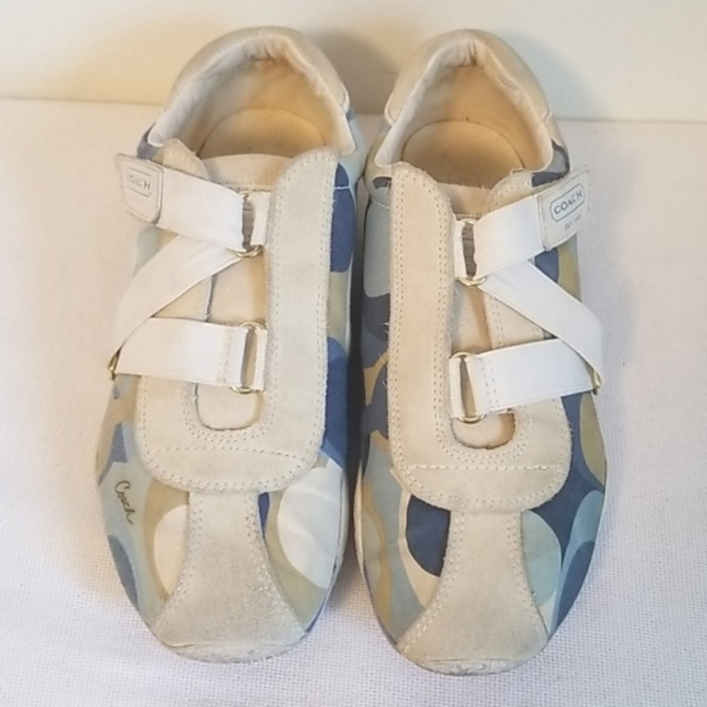 Coach Sneaker Kyrie Blue White Leather